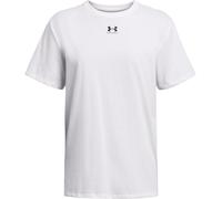 UNDER ARMOUR T-shirt Campus Surdimensionné pour femme, blanc, Medium