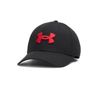 Under Armour Casquette Blitzing pour Homme, Coupe Extensible, (005) Noir/Rouge Racer, M/L