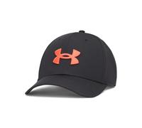 Under Armour Casquette Blitzing pour homme Coupe extensible, (006) Noir / / Rouge venin, L/XL