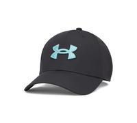 Under Armour Casquette Blitzing pour Homme, Coupe Extensible, (007) Noir/Bleu Haze, L/XL
