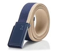 Under Armour Ceinture en toile extensible pour femme, (412) Midnight Navy / Kaki Base / Midnight Navy, Taille unique