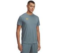 Under Armour Challenger Entraînement Manches Courtes Hommes, T-Shirt Homme Ample et Respirant, T-Shirt Football léger et Confortable, Jasper Blue/Squad Orange, L, Jasper Blue/Squad Orange, XXL