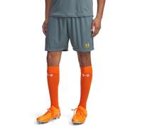 Under Armour Challenger Entraînement Short Hommes, Short Homme Respirant et au séchage très Rapide, Short de Foot avec Taille élastique, Jasper Blue/Squad Orange, L, Jasper Blue/Squad Orange, SM