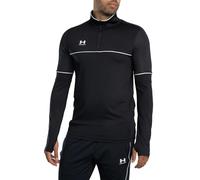 Under Armour Pull 1/4 Zip Challenger Hommes – Léger, Respirant, Séchage rapide – Noir/Blanc L/XL