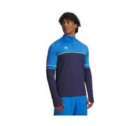 Under Armour Challenger Entraînement ¼ Zip Hommes, Pull zippé léger et Respirant, Haut 1/4 Zip au séchage Rapide, Washed Navy/High Vis Yellow, L, Washed Navy/High Vis Yellow, SM