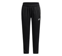 Under Armour Challenger Pantalon Entraînement Filles, Pantalon Fille Extensible dans Les 4 Sens, Bas de survêtement de Sport pour Filles, Black/White, YLG, Black/White, YSM
