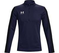 Under Armour Challenger T-Shirt à Manches Longues pour Homme, Homme, T-Shirt, 1365409, Bleu Marine/Blanc (410), L