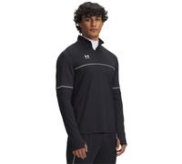 Under Armour - Pull zippé 1/4 Challenger - Léger respirant séchage rapide - Noir/Blanc L/XXL