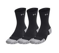 Under Armour Chaussettes Armourdry Run Cushion – 3 paires, Noir, EU 31 1/2-36 1/2