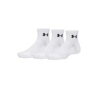 Under Armour Under Armour Performance Cotton 3p Qtr Socks Chaussettes M Blanc