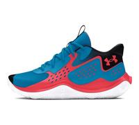 Under Armour Chaussures de basket-ball Jet '23 unisexes pour adulte, (401) Capri/Noir/Rouge Solstice, 10.5 Women/9 Men