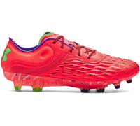 Under Armour Clone Magnetico Elite 3.0 Firm Ground Football Boots Rouge/Vert 8 (42.5) Male
