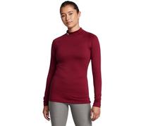 Under Armour Col montant ColdGear Authentics pour femme, (626) Cardinal / / Blanc, Taille S