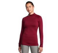 Under Armour Col montant ColdGear Authentics pour femme, (626) Cardinal / / Blanc, Taille M