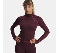 Under Armour Cold Gear Textured 1/2 Zip Haut manches longues Femmes - baie M
