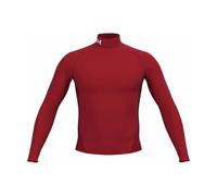 Under Armour ColdGear Armour Compression Mock Hommes, Haut de Sport avec intérieur brossé Ultra-Doux, T-Shirt Manches Longues Chaud et Respirant, Red/White, L, Red/White, XXL