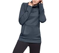Under Armour Coldgear Armour Hybrid Pullover T-Shirt Manches Longues Femme Gris FR : XS (Taille Fabricant : XS)