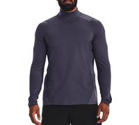 Under Armour COLDGEAR RUSH MOCK SWEATSHIRT Tee-shirt à manches longues L Argent