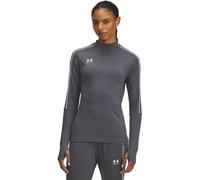 Under Armour Couche intermédiaire Challenger Femmes, Couche intermédiaire à Quart de Zip pour Femmes, Haut Midlayer au séchage Rapide, Castlerock/White, L, Castlerock/White, MD