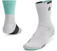 Under Armour Curry Armourdry Playmaker Mid-Crew Socks Adults Gris Garçons de 14 à 17 ans Male