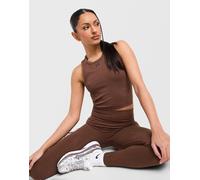 Under Armour Seamless Cotton Hand Sleeveless T-shirt Marron S Femme
