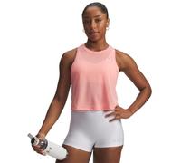 Under Armour Débardeur court en maille Tech Sport pour femme, (603) Rose Posh / / Blanc, Taille S