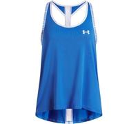Under Armour Débardeur Tech Knockout Filles, débardeur Fille Ultra-léger et Respirant, Tank Top Extensible dans Les 4 Sens, Blue Atlantis/White, YLG, Blue Atlantis/White, YSM
