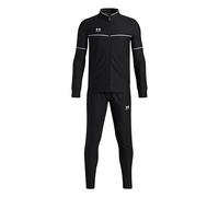 Under Armour Ensemble de survêtement Challenger Garçons, survêtement garçon léger et respirant, ensemble de sport avec veste et pantalon, Black/White, YXL