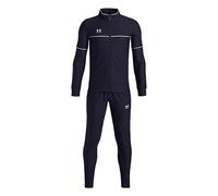 Under Armour Ensemble de survêtement Challenger Garçons, survêtement garçon léger et respirant, ensemble de sport avec veste et pantalon, Midnight Navy/White, YLG, Midnight Navy/White, YSM