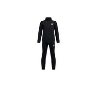 Under Armour Ensemble de survêtement Tricot Icon Garçons, survêtement garçon chaud et confortable, ensemble de sport avec veste et pantalon, Black/Castlerock/White, YXL