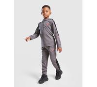 Under Armour Ensemble de survêtement zippé 1/4 Poly Colour Block Enfant - Noir 5-6Y