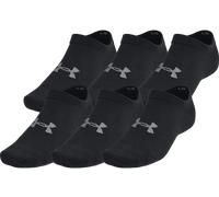 Under Armour Essential 6-Pack No-Show Socks Chaussettes S Noir