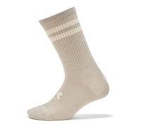Under Armour Chaussettes Essential – 6 paires mi-mollet Stone / Timberwolf Taupe L