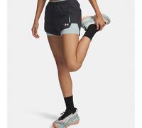 Under Armour Explor Trail Ultra Lined Short de running Femmes-anthracite, bleu, Taille L