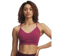 Under Armour Femme Canish Seamless Low Bra Soutien-Gorge De Sport, Fuchsia Crépuscule/Marron Foncé, M EU