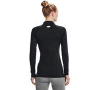 Under Armour Femme CG Authentics Mockneck Chemise à Manches Longues - 1368702, Couleur:Noir, Textile:L