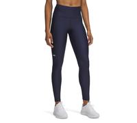 Under Armour Femme Heatgear High No-Slip Waistband Pocketed Leggings, Bleu Marine Délavé/Blanc, M EU