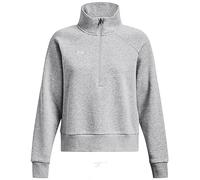 Under Armour Sweatshirt UA Rival Polaire demi-zippée Femme Gris/Argent Taille S