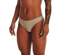 Under Armour Femme Ps Thong 3pack Sous v tements, Beige/Blanc/Beige, L EU