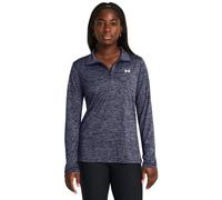 Under Armour Femme Tech 1/2 Zip- Twist Chemise, Bleu Marine/Blanc, M EU