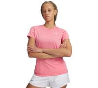 Under Armour Femme Tech Twist Short Sleeve Crew T-Shirt, Rose Aigre-Doux/Blanc, M EU