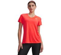 Under Armour Femme Tech Twist Short Sleeve V Neck T-Shirt, Rouge Venin / / Blanc, XL EU
