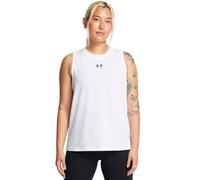 Under Armour Campus Muscle Sleeveless T-shirt Blanc XS Femme