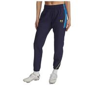 Under Armour Femme UA W Challenger Warmup Pantalon De Survêtement, Bleu Marine Délavé/Jaune Haute Visibilité, S EU