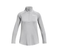 Under Armour Fille UA Tech Graphic 1/2 Zip - T-shirt manche longue pour fille, haut de sport avec col zippé, T-shirt enfant ample et léger