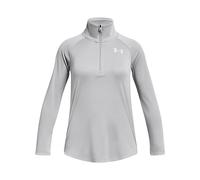 Under Armour Fille UA Tech Graphic 1/2 Zip - T-shirt manche longue pour fille, haut de sport avec col zippé, T-shirt enfant ample et léger