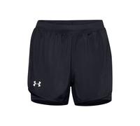 Under Armour Fly By 2.0 2in1 Shorts Femmes-Noir,Argent, Taille S