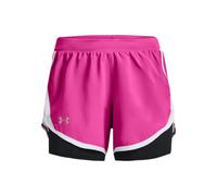Under Armour Fly By 2.0 2in1 Shorts Femmes-Pink,Blanc, Taille XS