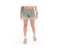 Under Armour Fly By 2in1 Short De Running Femmes - Vert, Taille XS