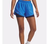 Under Armour Fly By 2in1 Short De Running Femmes-Bleu,Bleu Foncé, Taille XS